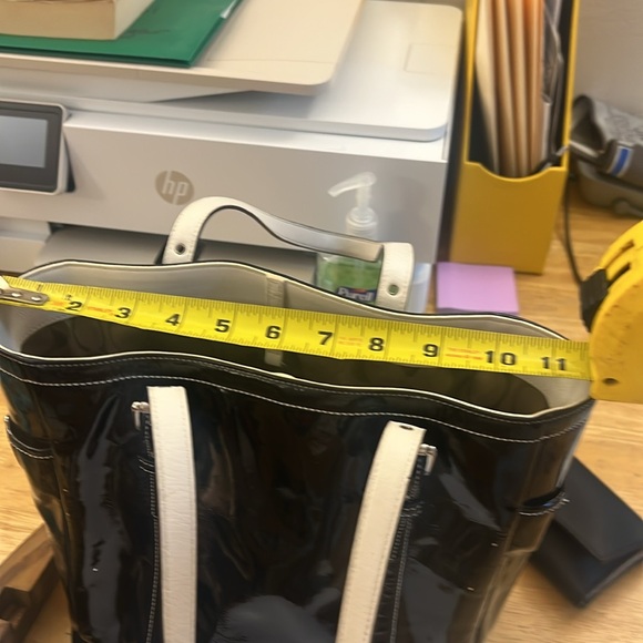 Coach Black Patent Leather Tote - Picture 11 of 11